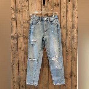 Garage Ripped Mom Jeans